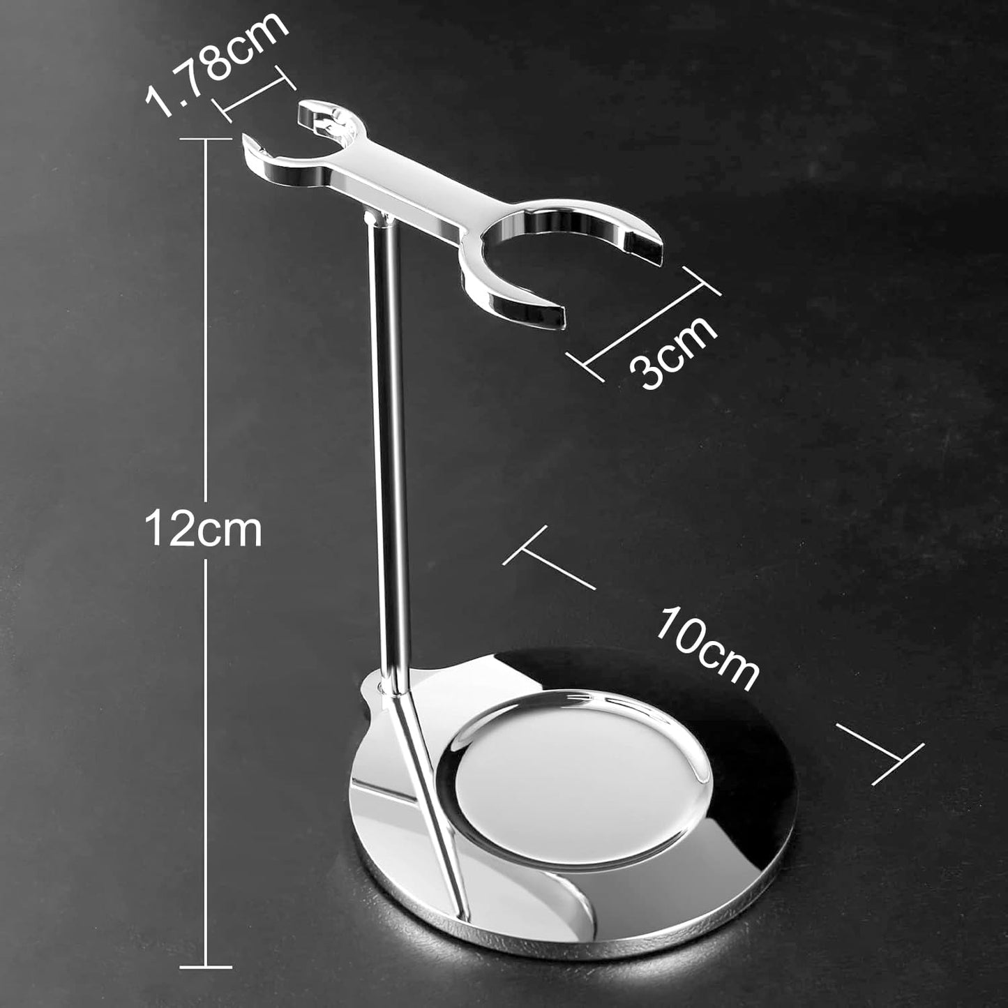 GRUTTI 2 in 1 shaving set for men - safety razor stand and stainless steel shaving bowl - holder and bowl set, perfect Father's Day gifts for men, fathers, friends