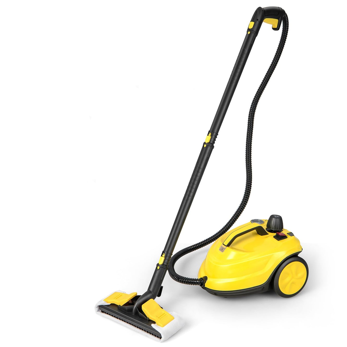 RELAX4LIFE Steam Cleaner, Steam Pressure: 5 bar, Power: 2000 W, Area Performance: 108 m², Tank: 1.8 L, Heating Time: 8 min., includes floor cleaning set, nozzles, for carpets, floors, tiles, windows, sofa