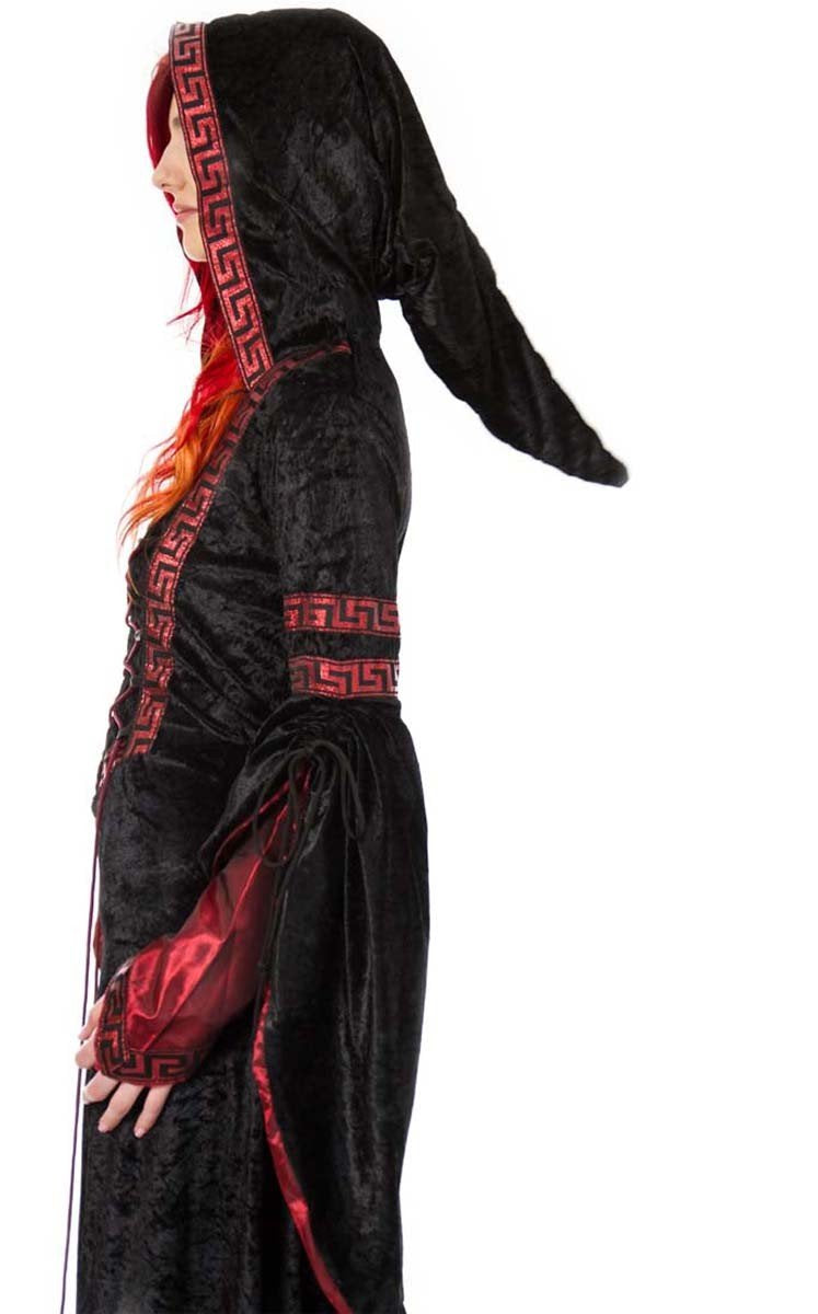 MAYLYNN Vampire Costume Gothic Witch Medieval Halloween Costume, Dual Sizes: Size S/M approx. 36 38