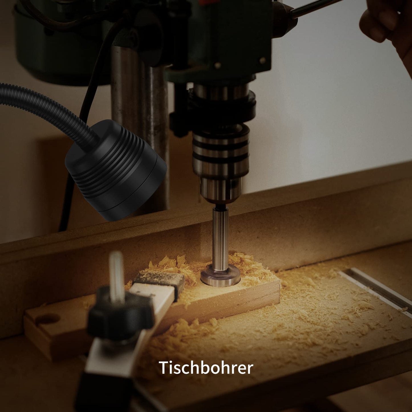 LED work light gooseneck magnetic light LED IP66 waterproof flexible gooseneck light work lamp for machine tools and lathe.