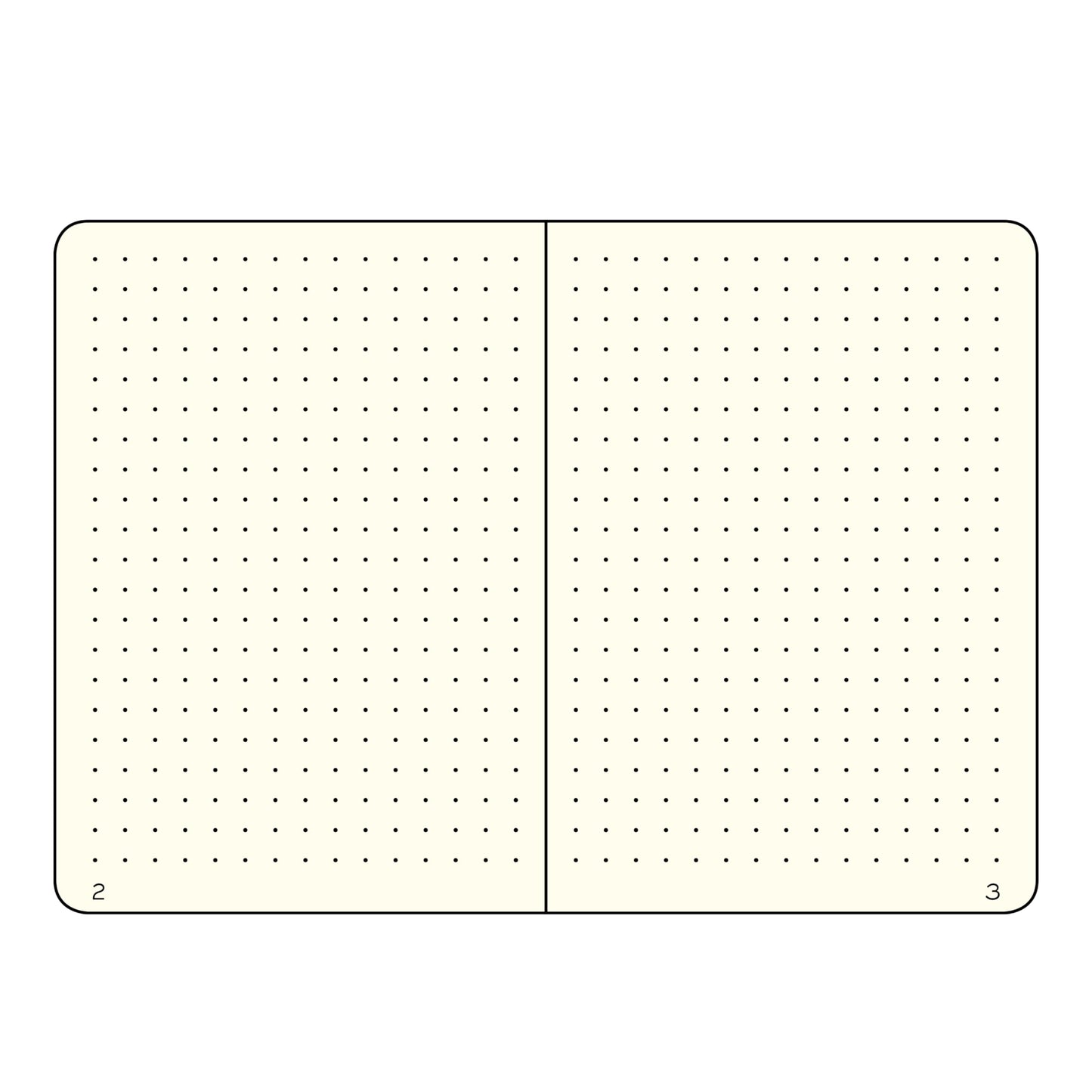 Lighthouse1917 369780 Notebook Medium (A5), Hardcover, 251 numbered pages, Apricot, dotted.