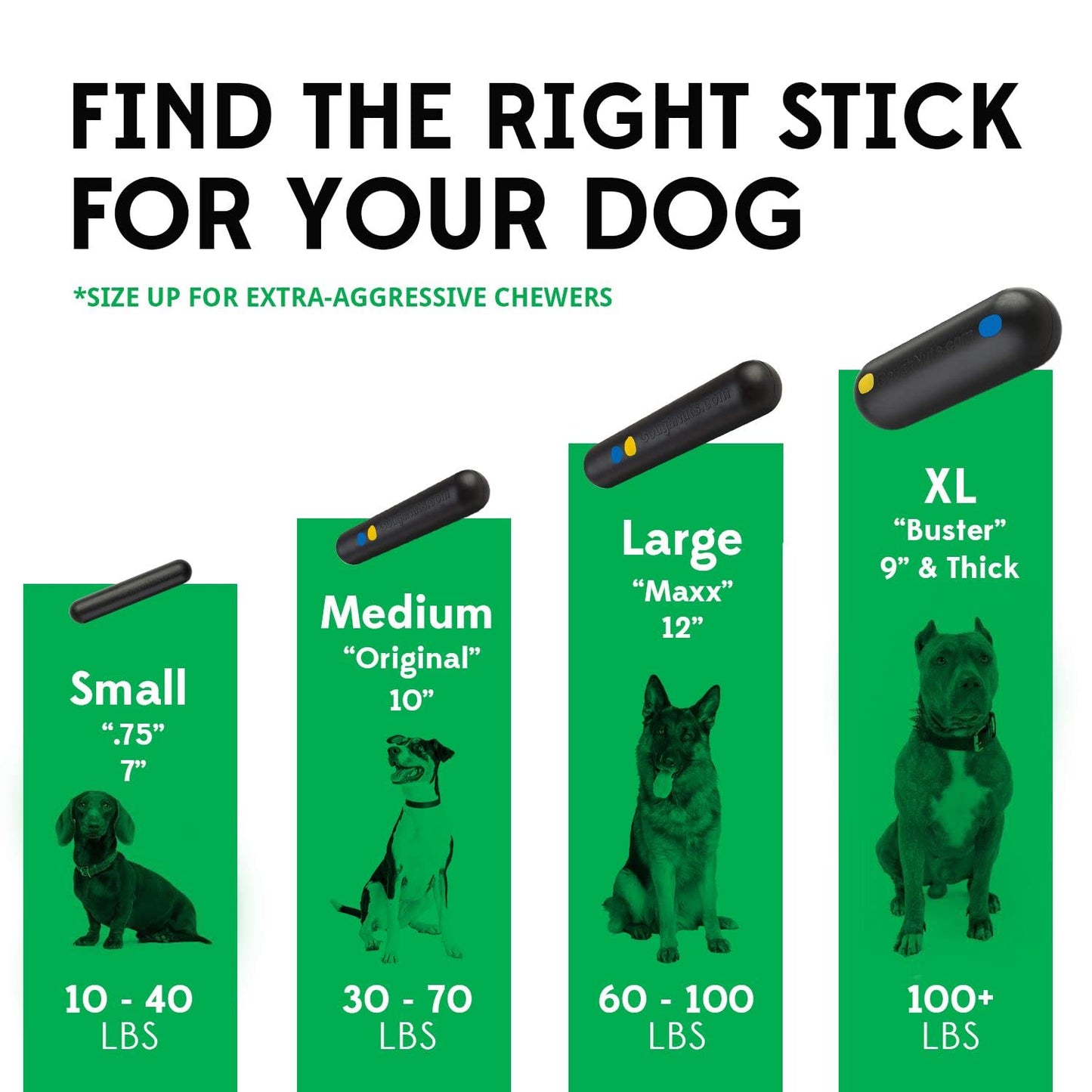 Goughnuts - Dog chew toy, practically indestructible - The dog toy for power chewers withstands even the most persistent dogs - Orange