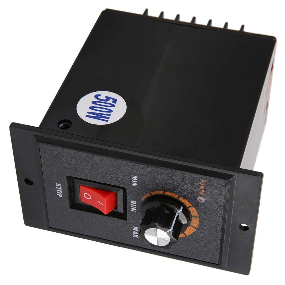 AC motor speed controller 220V 50/60Hz Single-phase Electric motor speed controller with Adjustable rotary switch (500W)