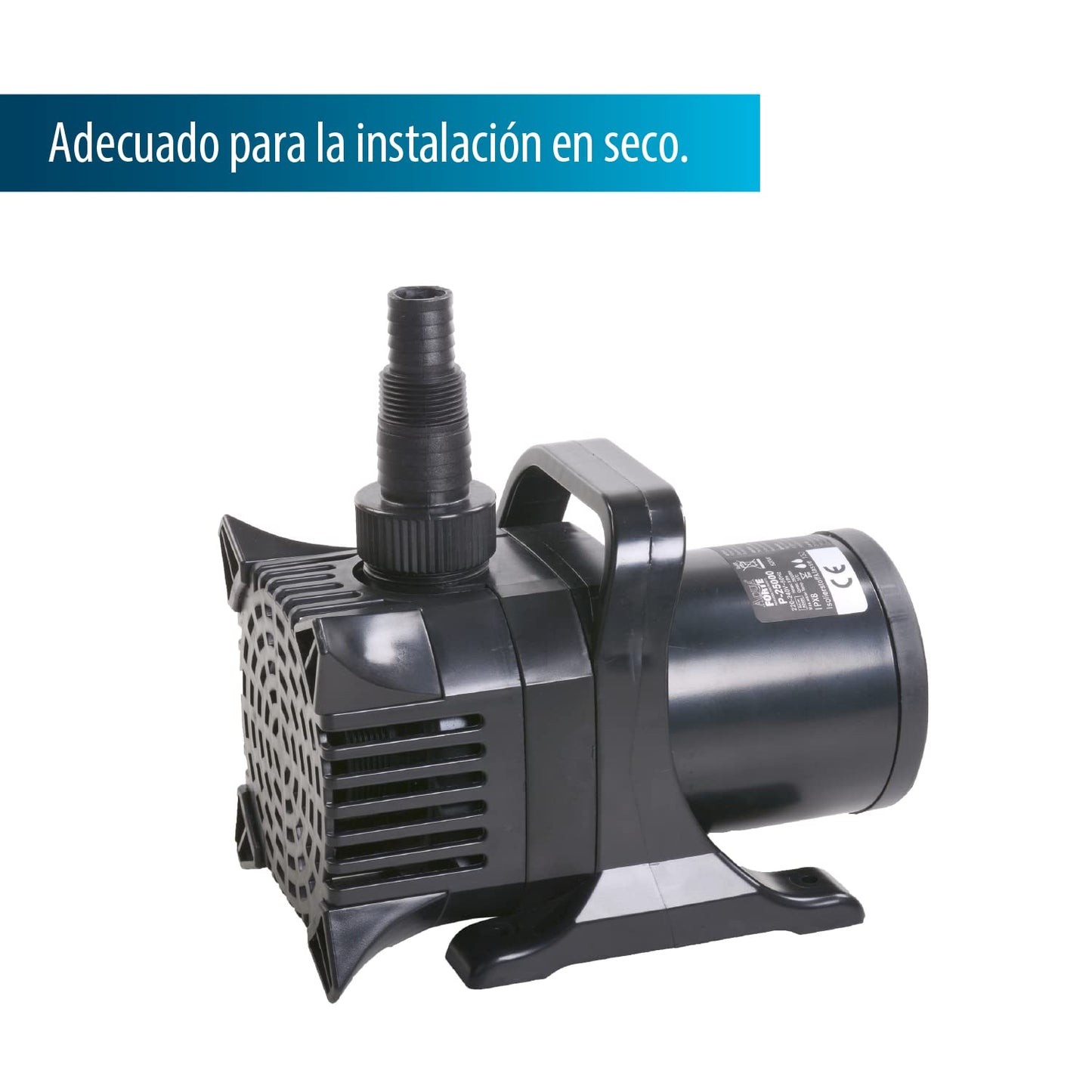 AquaForte P-20,000 Pond Pump, 420 Watts, Maximum Flow Rate 20 m3/hour, maximum Head Height 7.5 meters, Extra strong head height, pumps up to 6 mm large dirt particles.