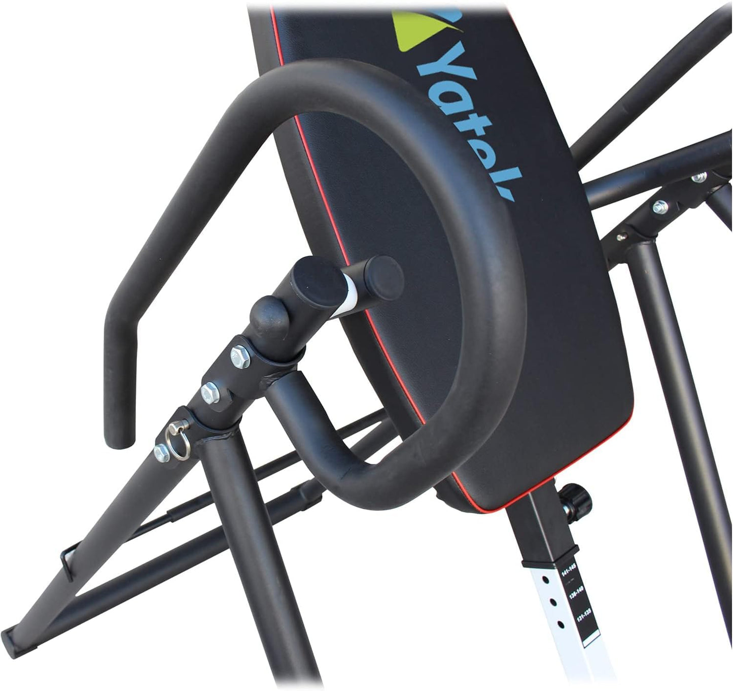Folding gravity inversion table Yatek ECO model for home use with full inversion to relieve spinal pressure, back trainer supports up to 150 kg