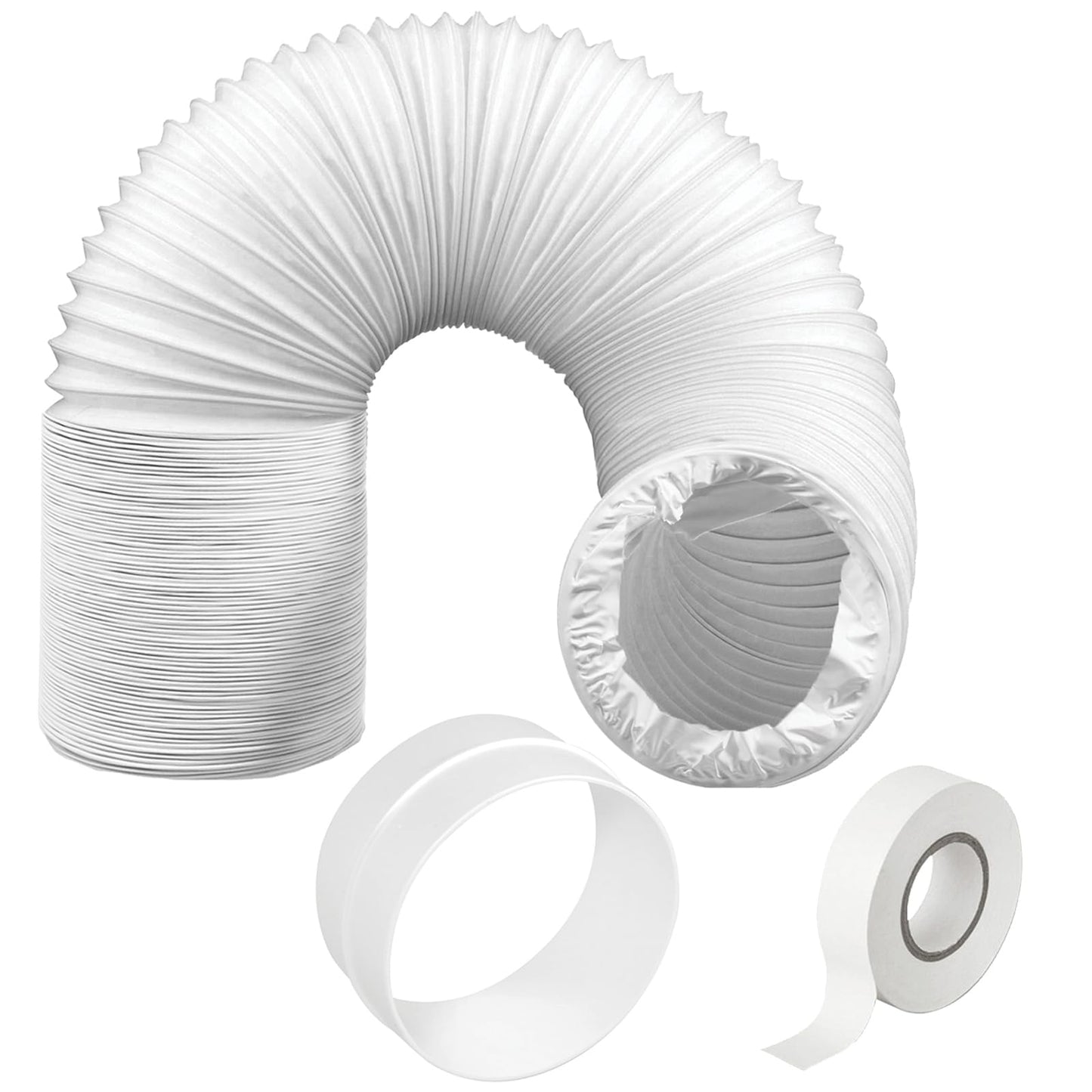 Air conditioning hose, PVC hose, extension, 6m, 12.7cm, Spares2go.