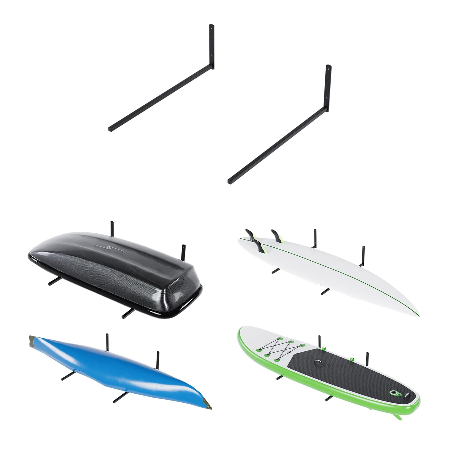 Roof box box wall mount bracket roof box ski box surfboard garden tools sports equipment holder 80 cm