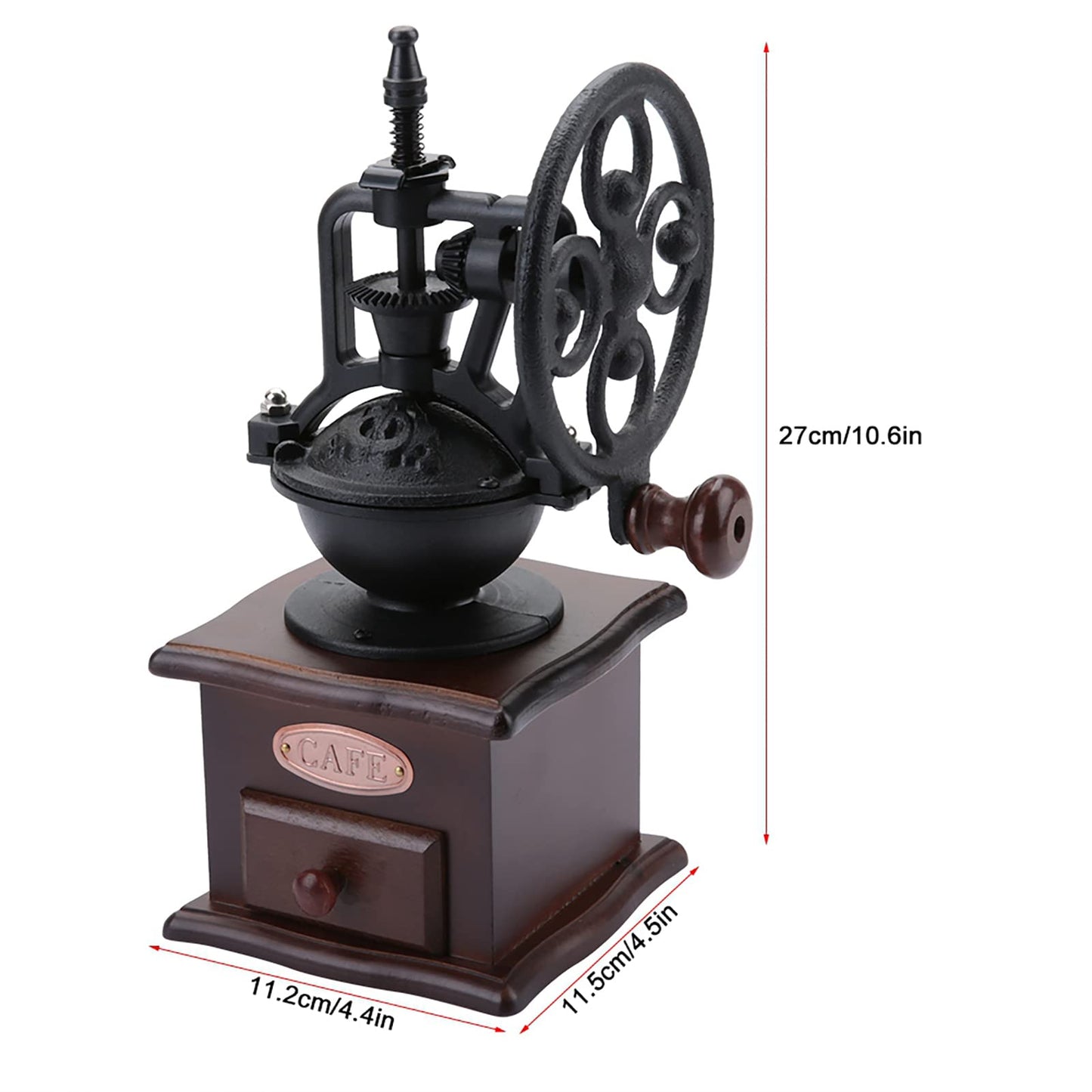 Retro Manual Grinder Hand Crank Coffee Grinder Home Grinding Machine