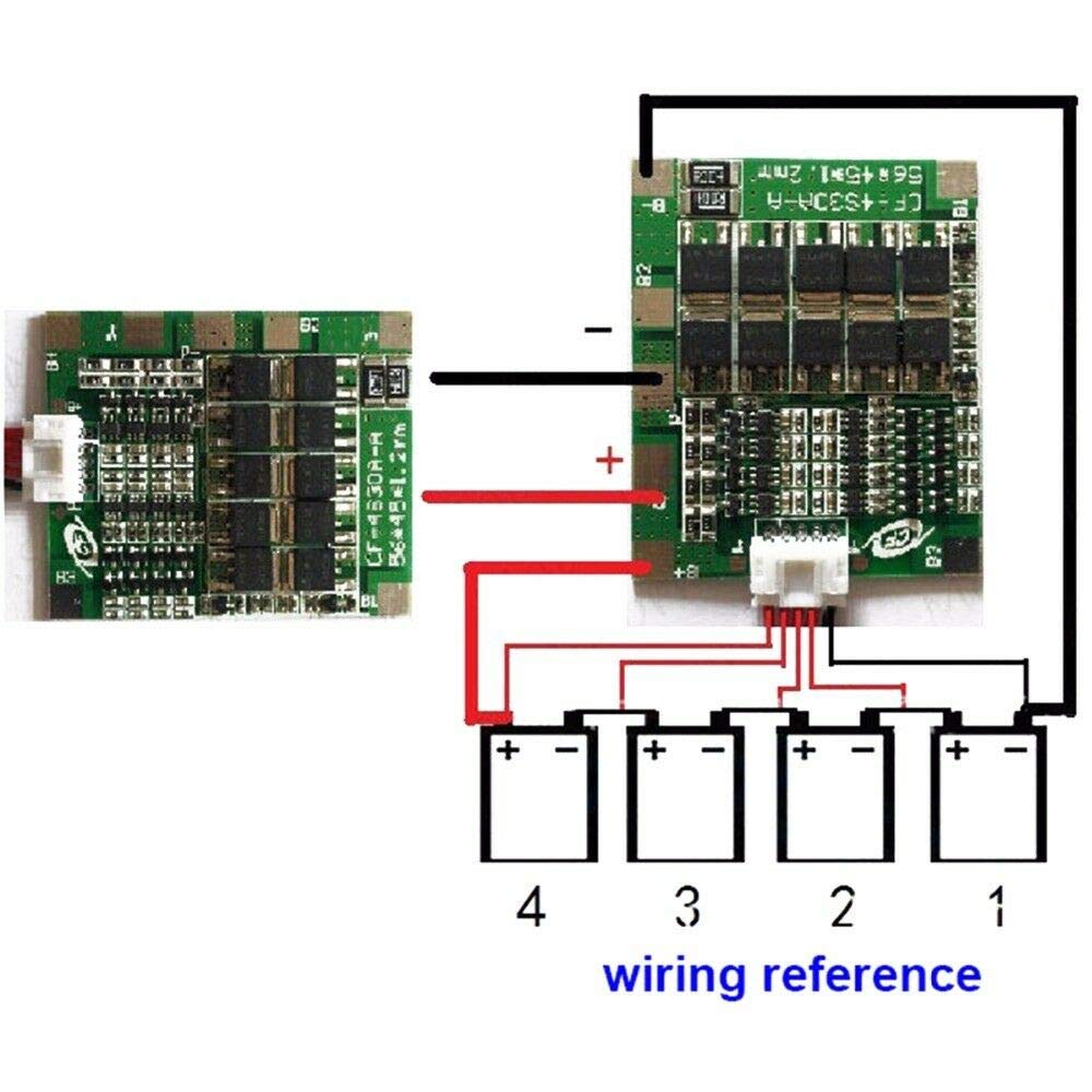5pcs 4S 30A 14.8V Li-ion Lithium Battery PCB BMS 18650 Charger Protection Board