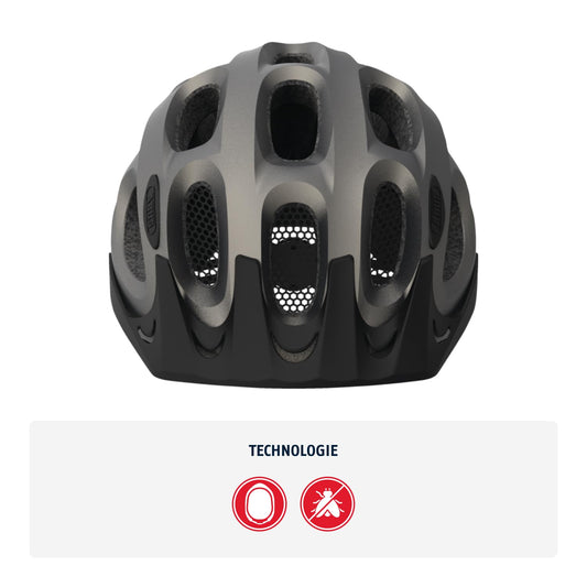 ABUS 66742 Bike Helmet, Silver (Metallic), S (48-54 cm)