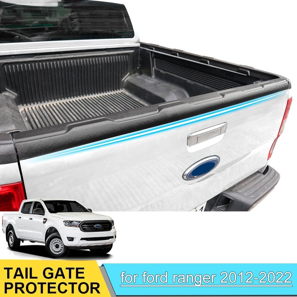 JHCHAN Tailgate Cover Protector for Ford Ranger 2012-2022 Wildtrak Raptor Limited XL XLT Tremor Wildtrak X Platinum