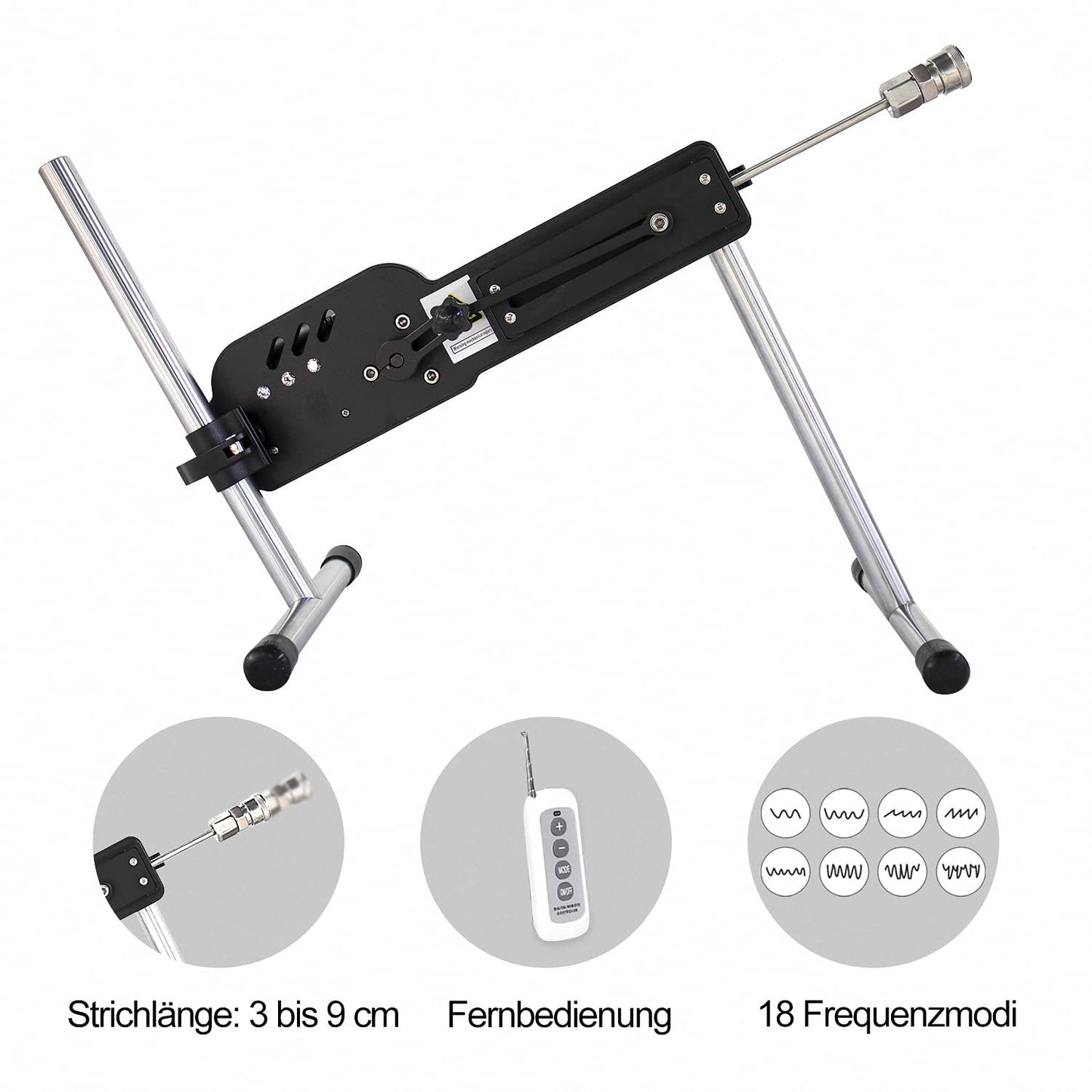 FREDORCH NEW Automatic Silent Sex Machine for Women and Men. Sex Machine for Masturbation Love, Retractable Vibrator, Sex Toy (Package C)