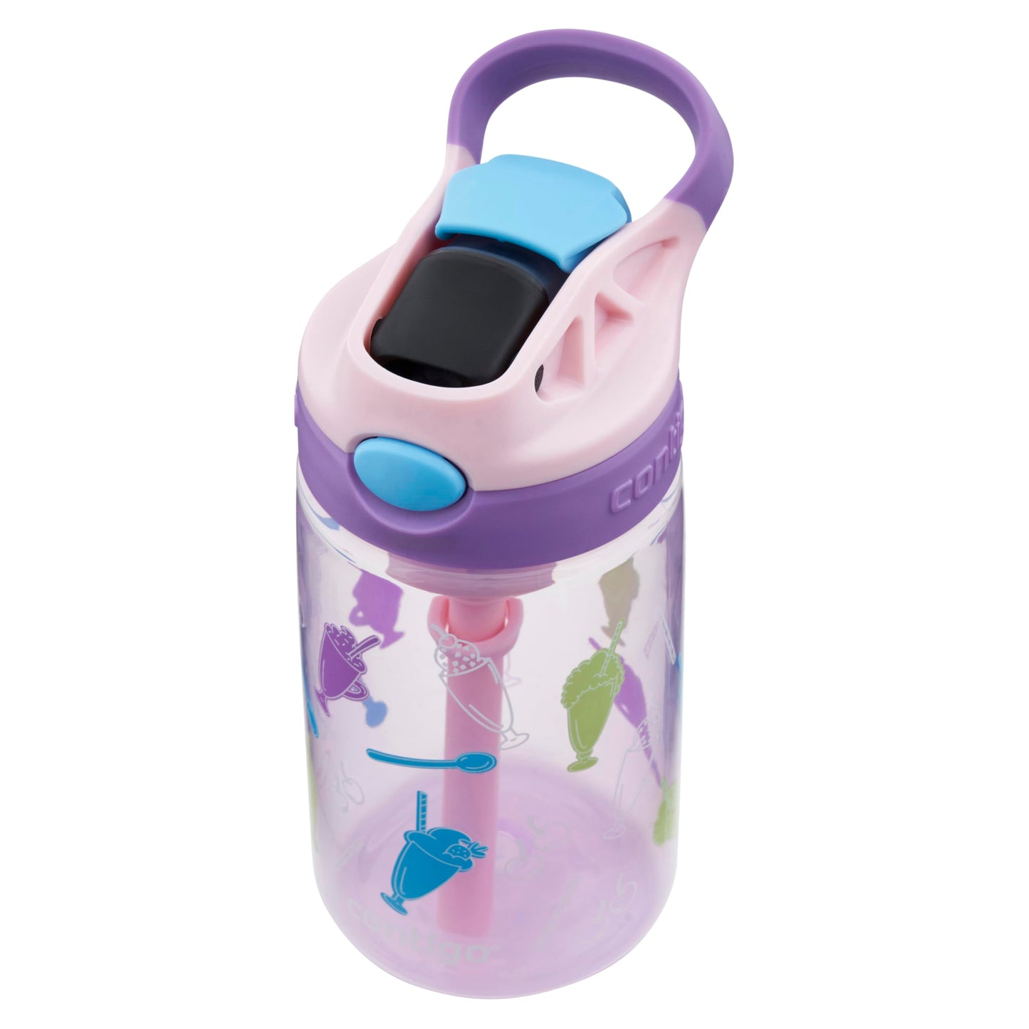 Contigo Kids Water Bottle Easy Clean Autospout with Straw, BPA-free durable bottle, 100% leak-proof, easy to clean, great for daycare, kindergarten, school and sports, 420ml