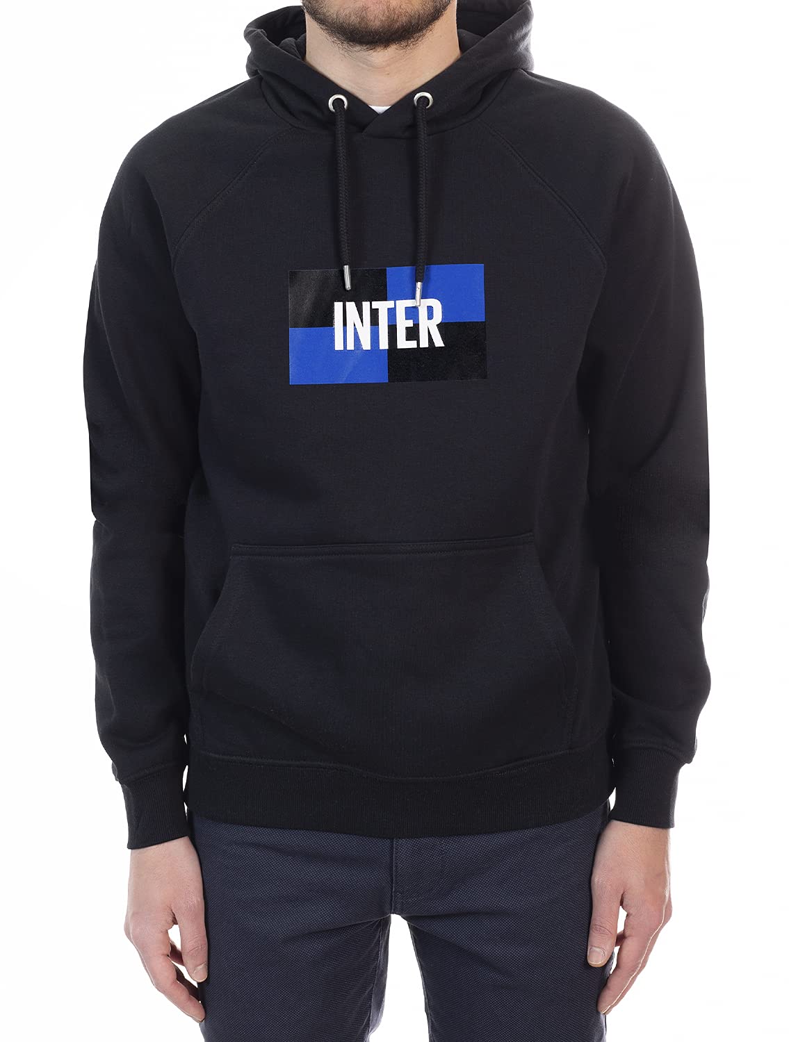 Inter New Logo Hooded Sweatshirt Unisex - Adult