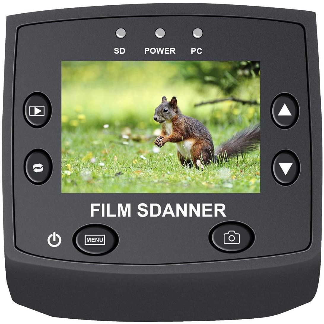 DIGITNOW! Slide Scanner Converts 35mm/135 Negatives and Slides to Digital JPEG, Film Scanner with High Resolution of 1800 DPI, No Computer Required