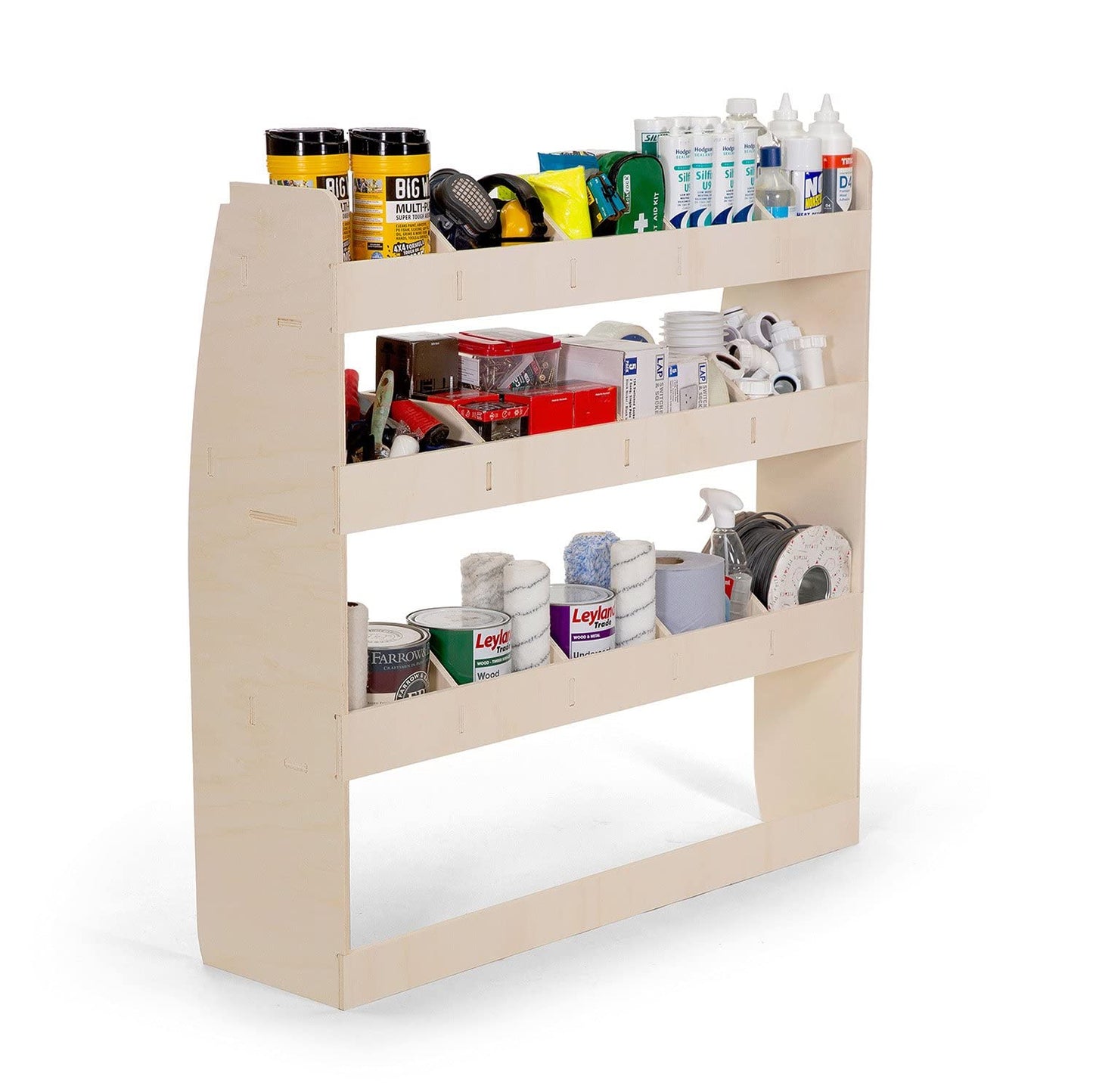 VANIFY - Compatible with Renault TRAFIC L2 2015+ vehicle equipment, vehicle shelves, complete driver side shelf