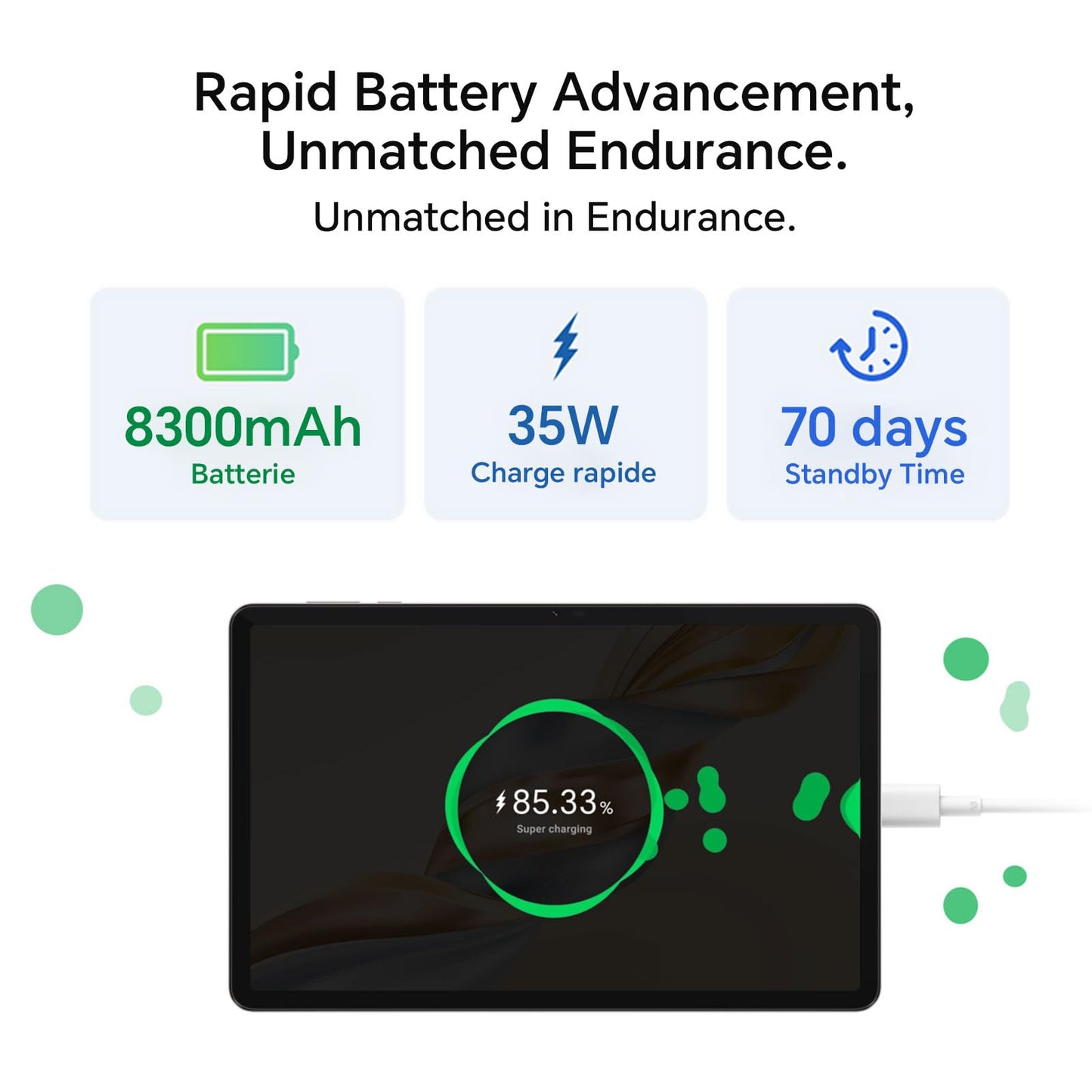 HONOR Pad X9a 6GB 128GB Tablet, 11.5-inch 120Hz 2.5K Fullview Display, Snapdragon 685, 8300mAh battery, Android 15, WiFi Version, Gray