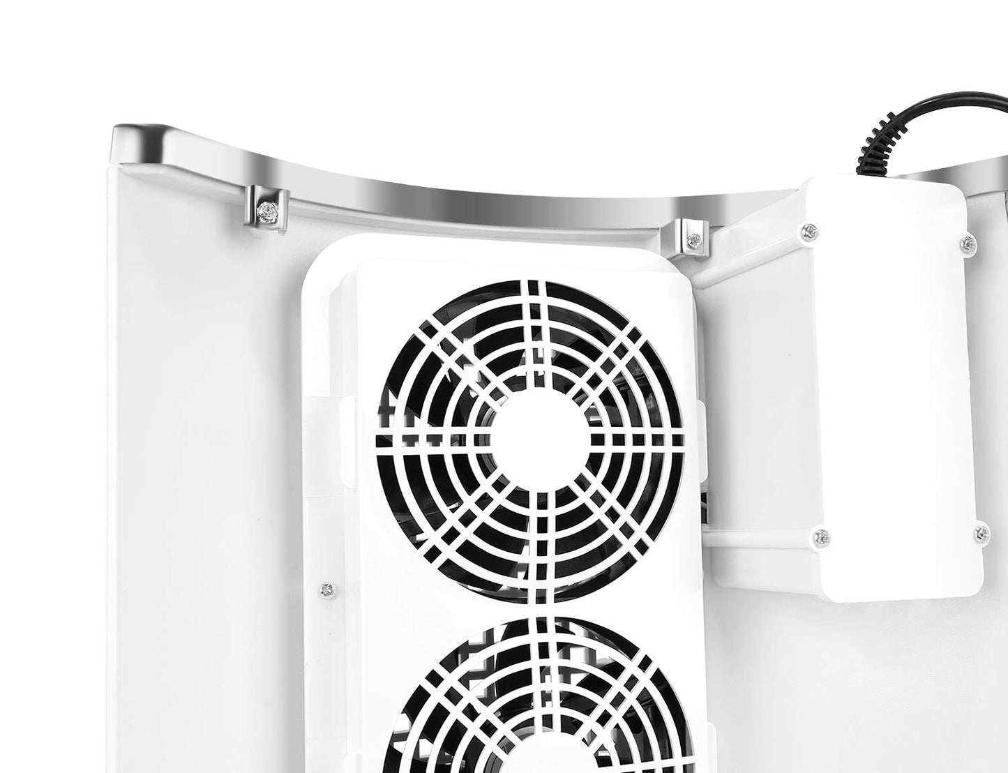 ISO TRADE Nail Dryer with 3 Fans and 2 Dust Bags, White 8887