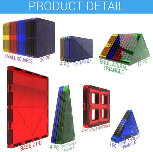 Desire Deluxe stuff for kids, educational toys for boys and girls, 3 4 5 6 7 8 years old, XXL set with 47 pieces.