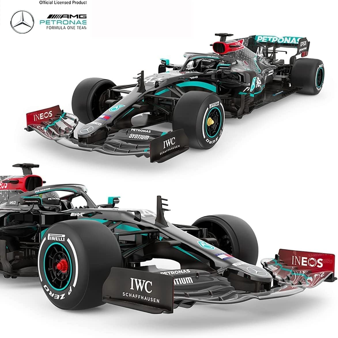 Mercedes F1 RC Car RASTAR 1/12 Mercedes AMG F1 W11 EQ Performance 2.4GHz Remote Control Car Officially Licensed Mercedes Benz Racing Toy Model Car for Kids Adults - Black
