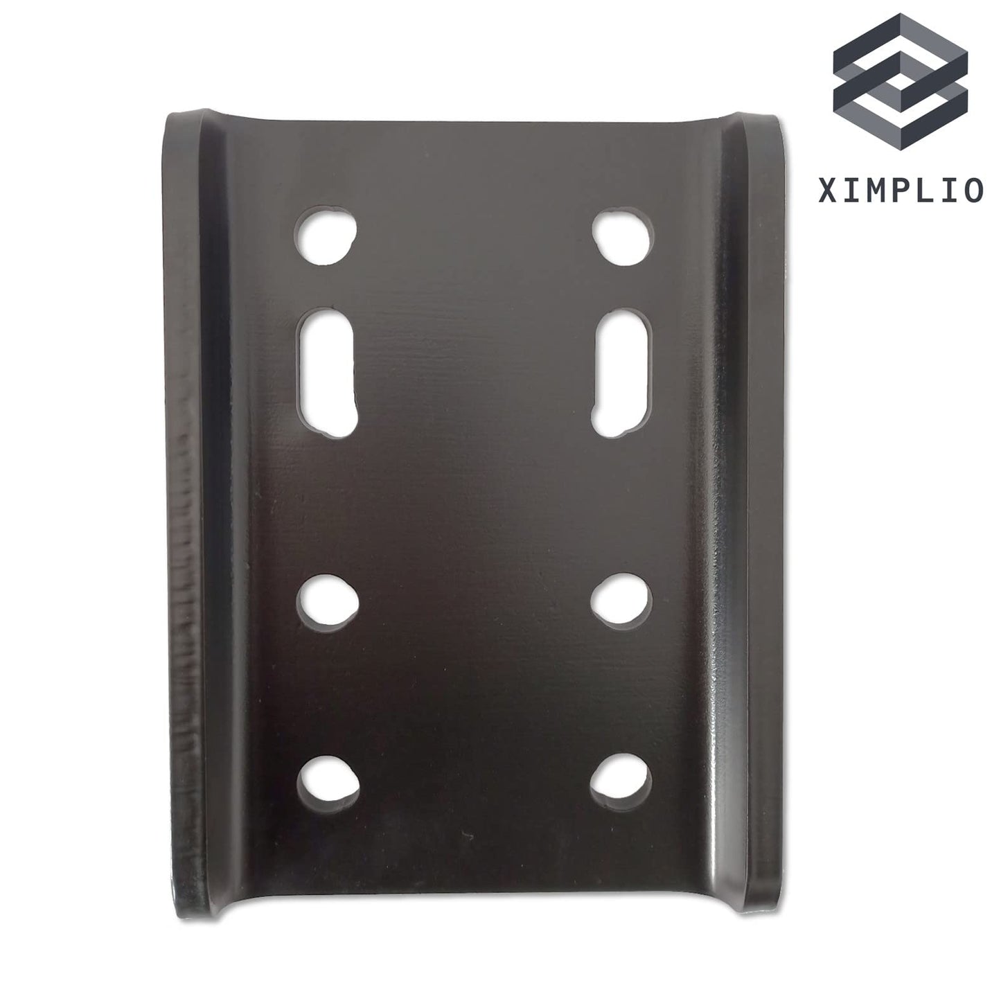 XIMPLIO Universal Adapter Plate Adjustment Ball Height Ball Adjustment Plate with ABE for Trailer Hitch Trailer Coupling AHK Screw-on Plate 2-Hole 90mm / 4-Hole 83x56mm (with Screws 4xM12)