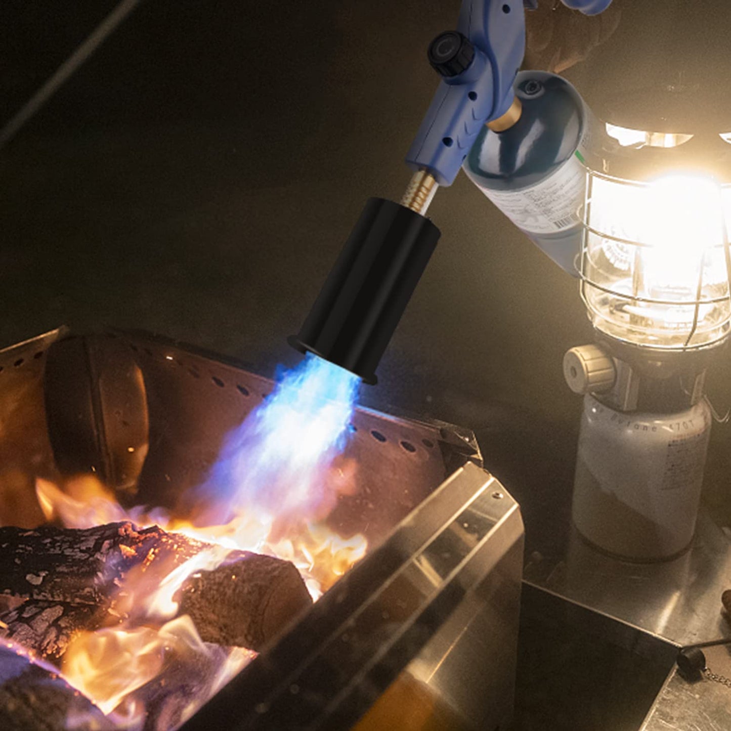 Sondiko powerful Propane Torch LMT905, Grill Gun Flamethrower Gun, campfire starter, charcoal lighter, Culinary Kitchen Grilling, soldering torch (Propane Tank not included)