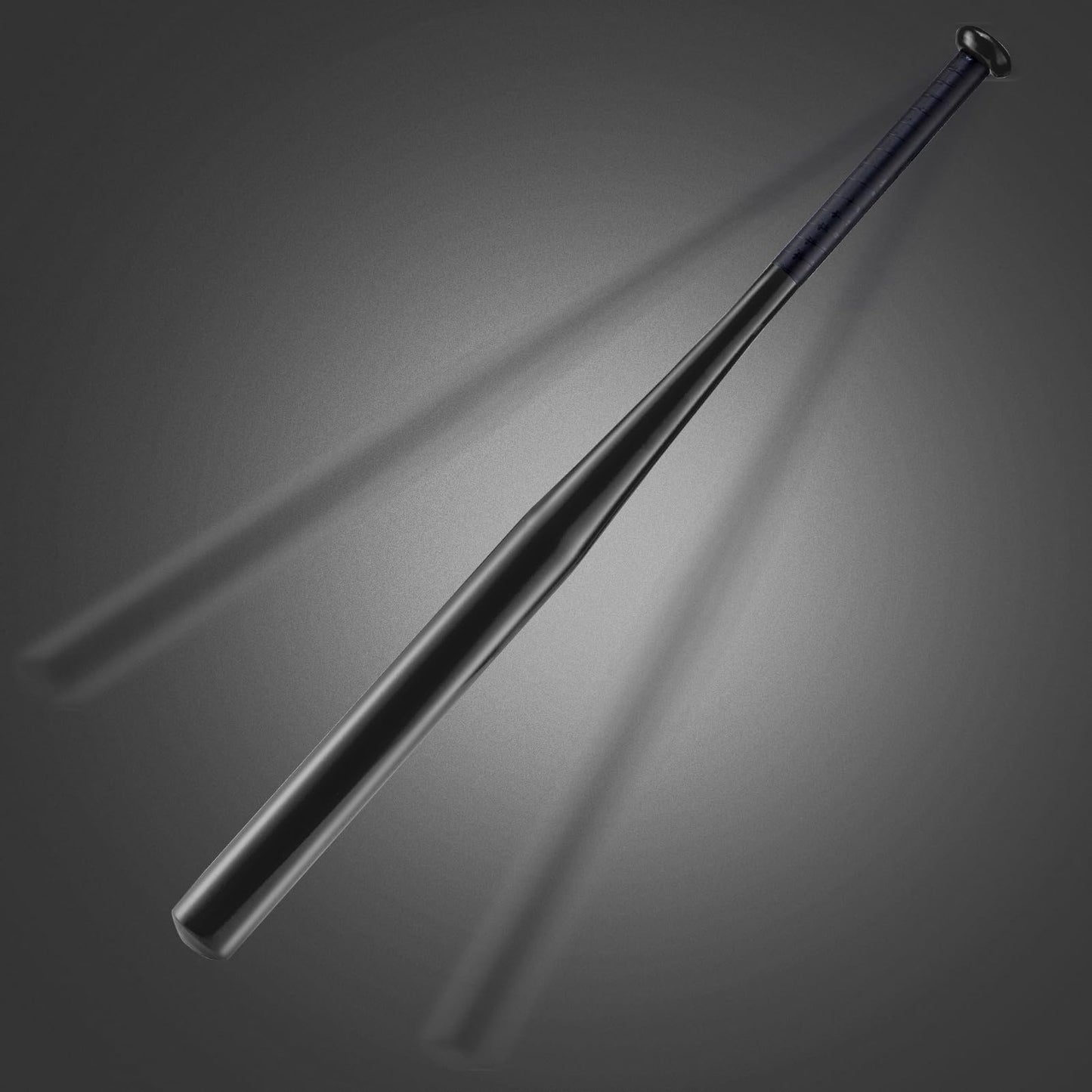 Queiting 82cm baseball bat steel baseball bat baseball bat softball sports equipment for daily leisure and athletes (aluminum, weight 405g, black)