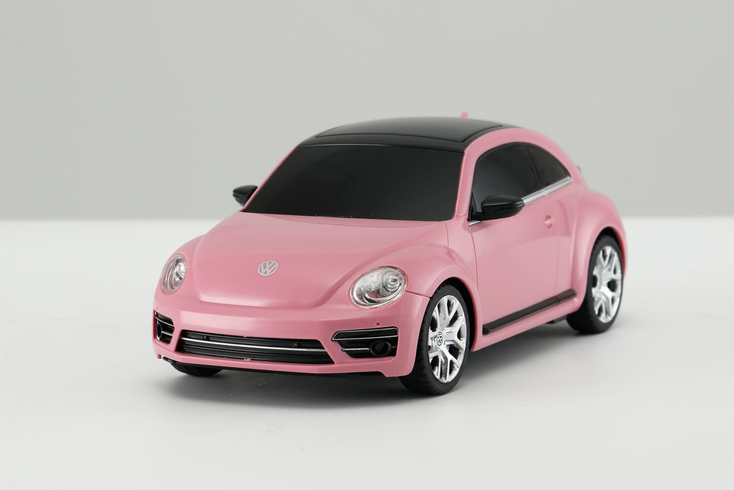 Rastar remote-controlled Volkswagen Beetle, scale 1:24, kids' remote-controlled racing car, pink toy car for kids/girls/toddlers.