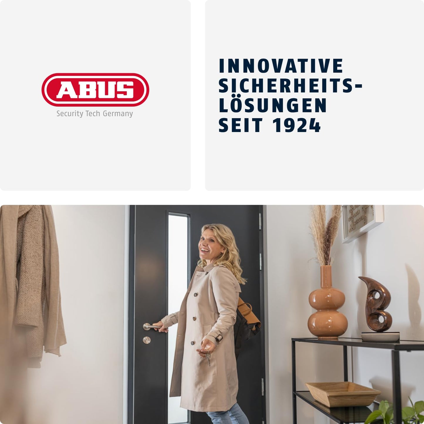 ABUS KeyGarage 787 - Wall-mounted key box - for keys or small valuables - White