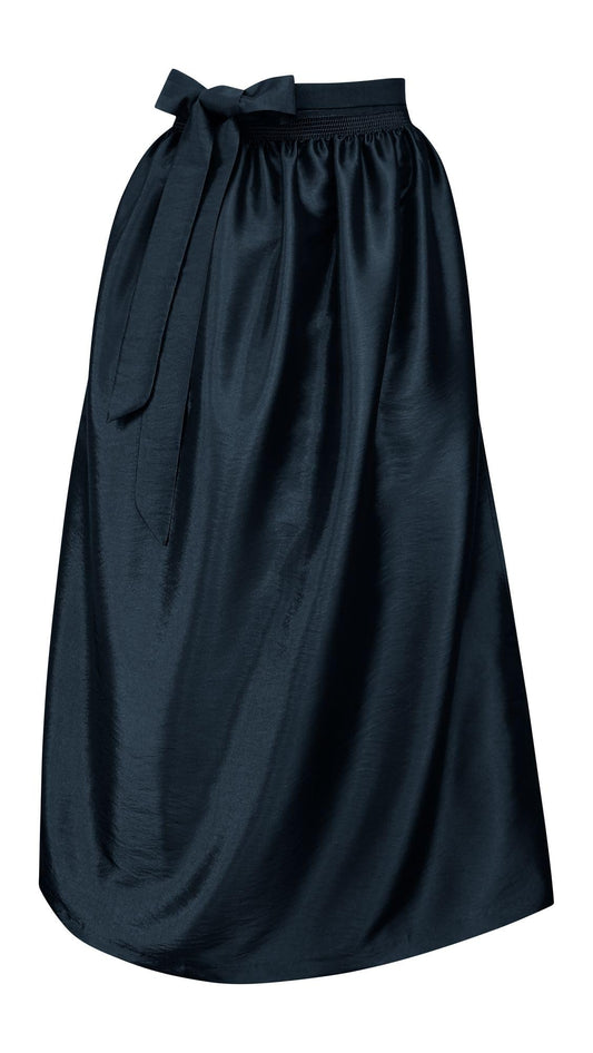 Apron for dirndl traditional apron dirndl dress dirndl apron taffeta apron traditional fashion solid color taffeta green pink red rose blue black sheen Size: XL = 46 48 50 Color: navy