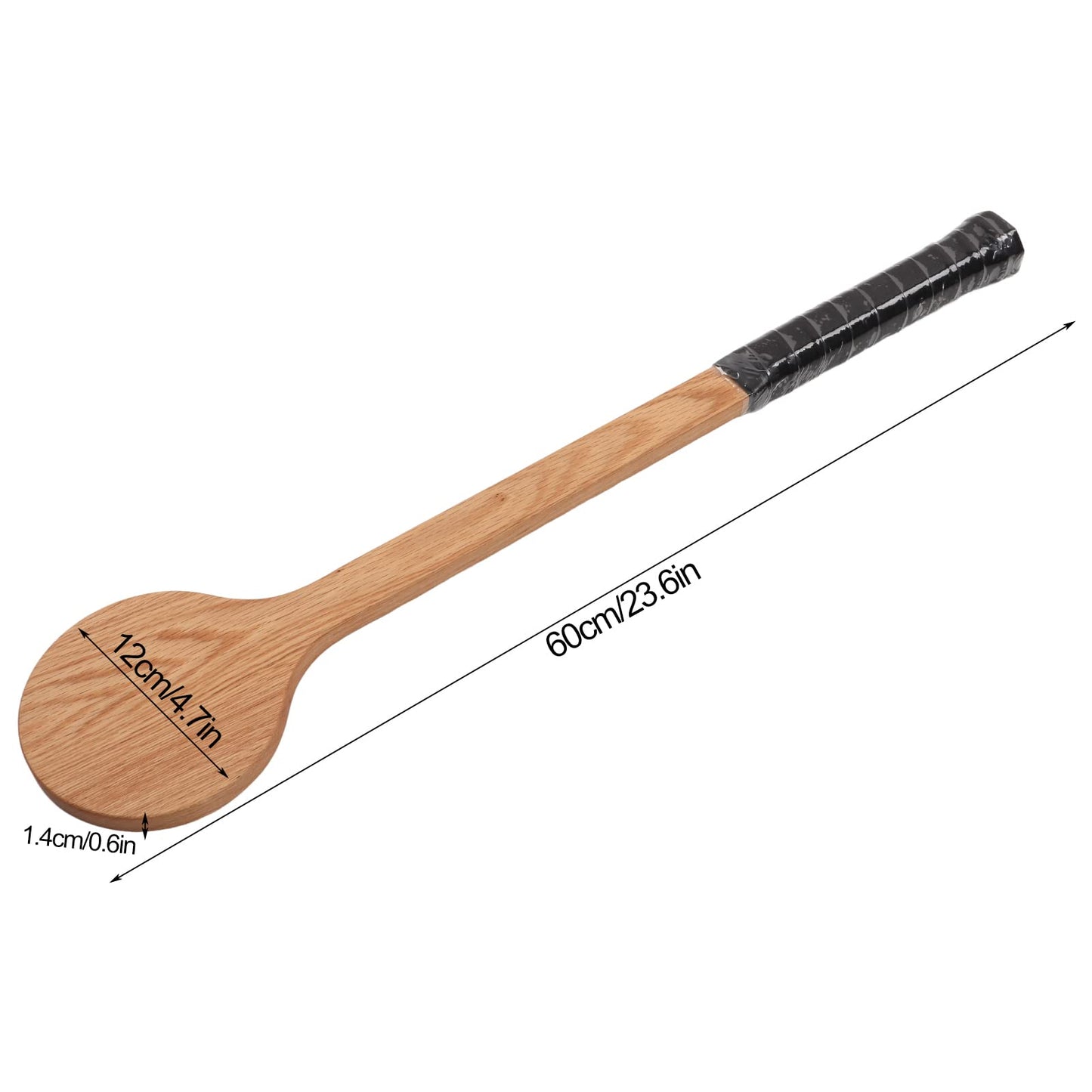Wooden Tennis Pointer, Professional Wooden Spoon Tennis Sweet Pointer Training Aid, Wood Tennis Spoon for attaching practice tennis rackets with storage bag for beginners (60cm)