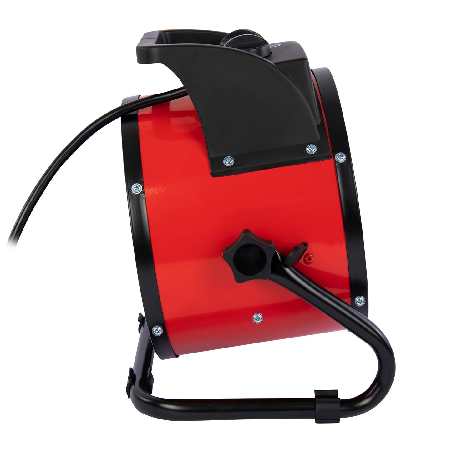 Grafner Electric Turbo Heater Fan 5 kW, 400 volts, thermostat, 3 heat settings, powerful fan, ceramic PTC element, construction site electric heater tent heater electric fan heater.