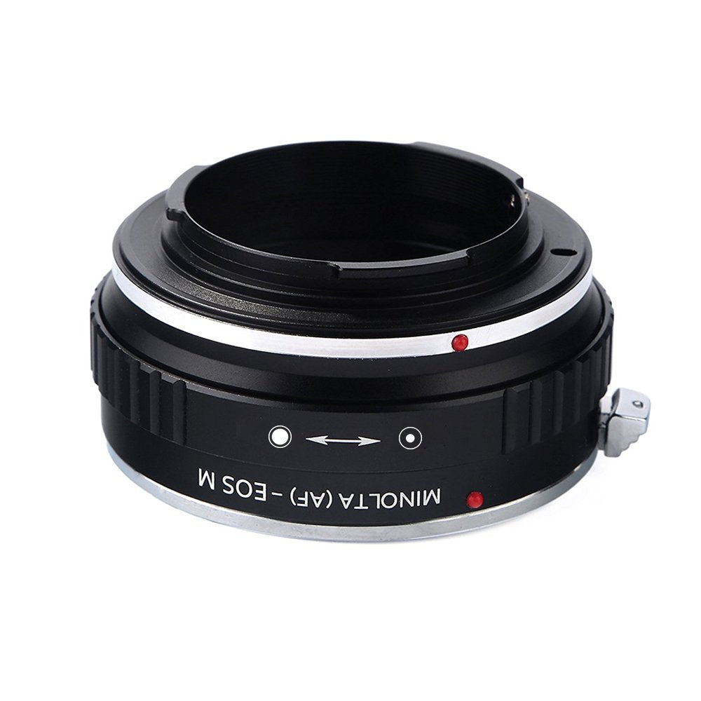 K&F Concept Minolta(AF) - EOS M Lens Adapter Lens Adapter Rings for Minolta(AF) Mount Lens Adapter Rings on Canon EOS M Mirrorless Camera