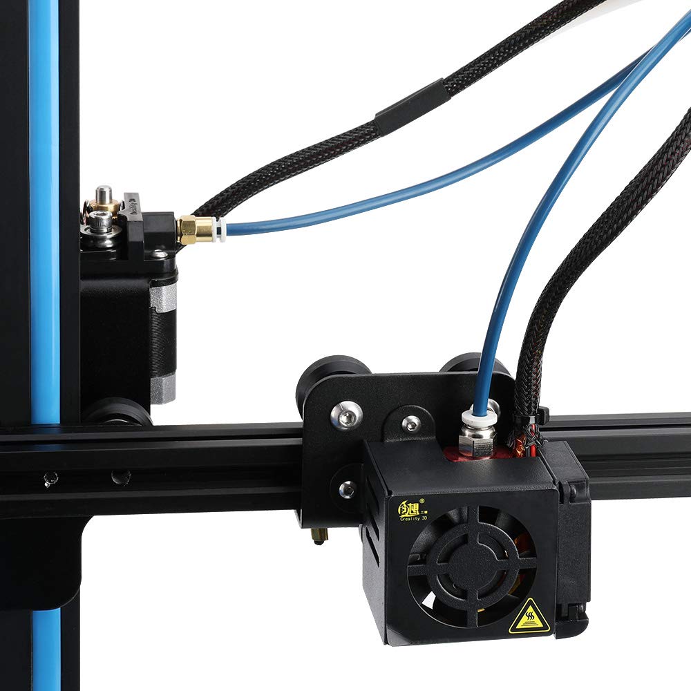 Sovol Capricorn PTFE tube blue tube 2 meters with 3 pieces PC4-M6 pneumatic fittings and 3 pieces PC4-M10 connectors for 3D printers 1.75mm filament.