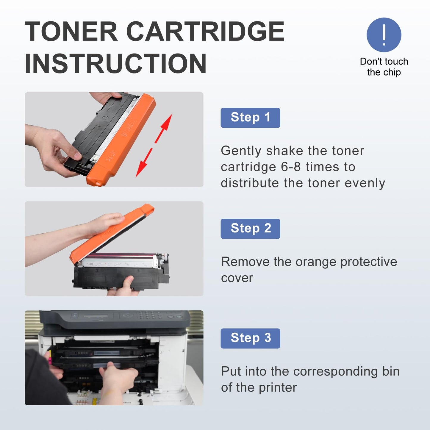Superpage replacement for HP 117A Toner Set Compatible for HP Color Laser MFP 179fwg 178nwg 179fnw 178nw 150nw 150a W2070A W2071A W2072A W2073A (4-pack, Black Cyan Magenta Yellow)