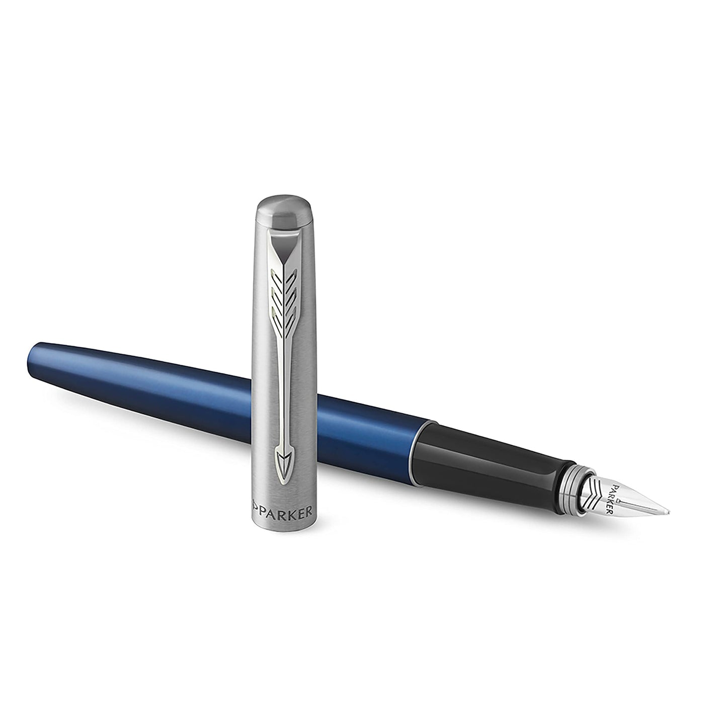 Parker Jotter Fountain Pen | Royal Blue | Fountain pen with medium nib | blue ink | Gift box