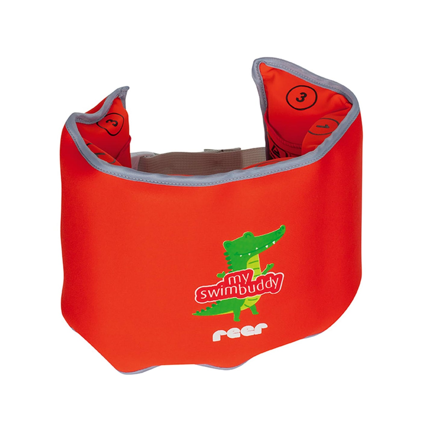 reer myswimbuddy swimming belt | flotation device for children and toddlers | adjustable for a secure fit | helps kids learn to swim safely | for 15-30kg