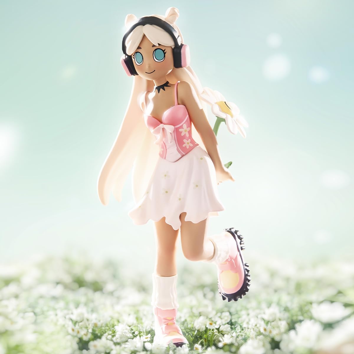 POP MART Peach Riot Punk Fairy Series 3PC Action Figures Collectible Art Toy Collectibles Collection Toy Figures Gift