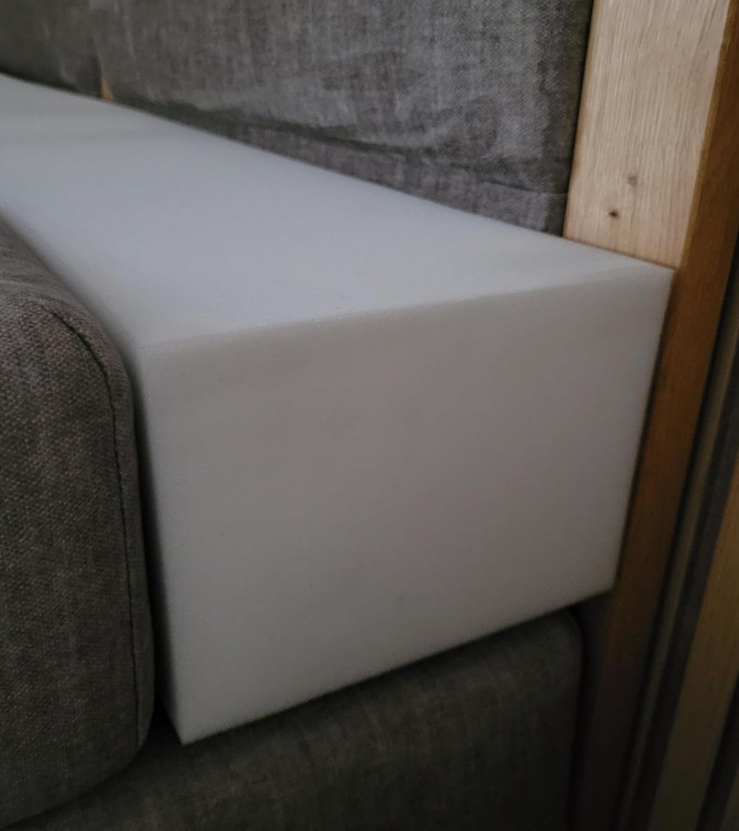 All4All mattress extension - additional mattress - foam cutout - mattress wedge - bed gap filler, mattress leveling - mattress connector - mattress extender - RG25/44-15x20x200cm
