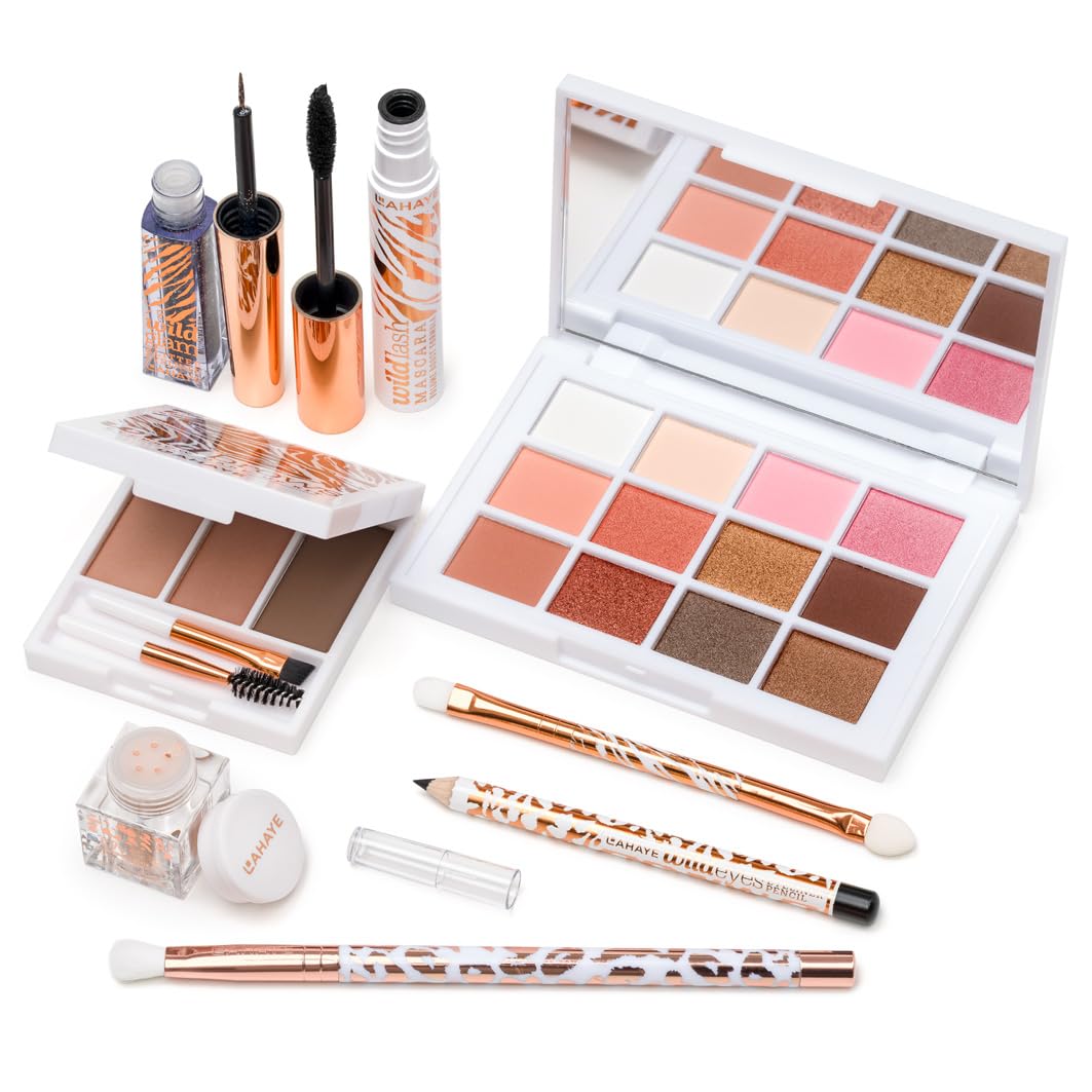 LAHAYE Beauty Advent Calendar "WILD X-MAS" 2025, gift set with 24 high-quality individually packaged makeup and cosmetic surprises for Christmas, makeup advent calendar