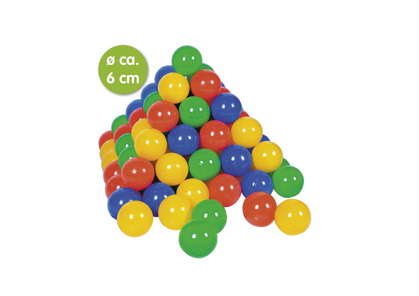 Knorrtoys 56789 - Ball Set about Ø6 cm - 100 balls/colorful