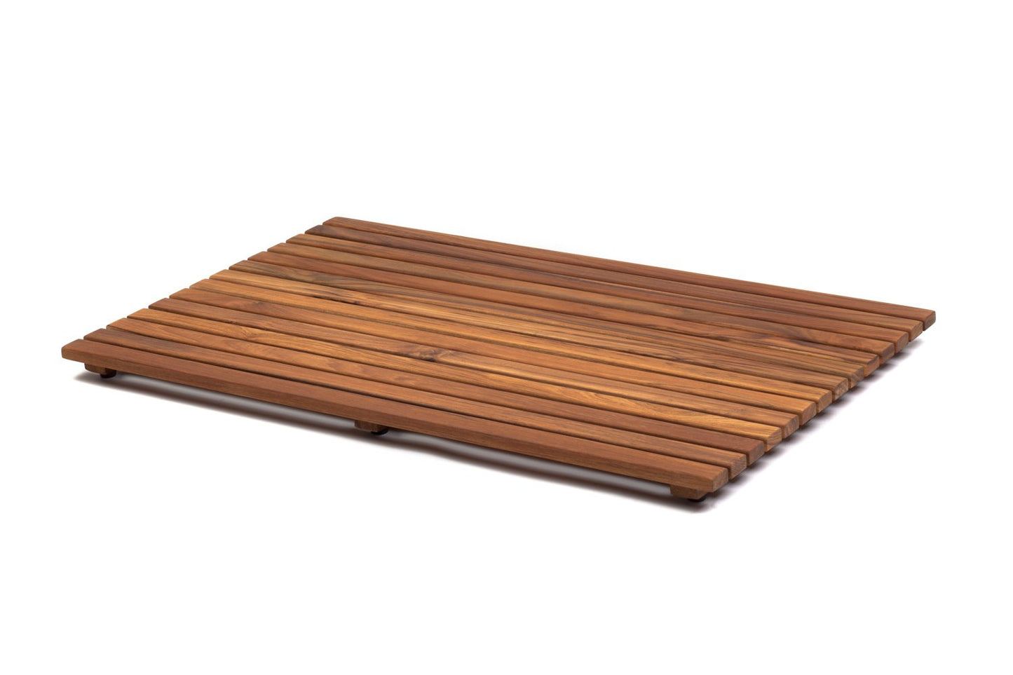 asinox TEK4A5070 teak shower mat, rectangular, 70 cm