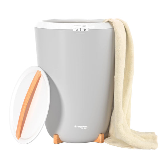 Areyourshop Towel Warmer, 20L Bucket Style Bathroom Electric Hot Towel Steamer for Home. Fast Heating, Vertical Thermostat Towel Heater.