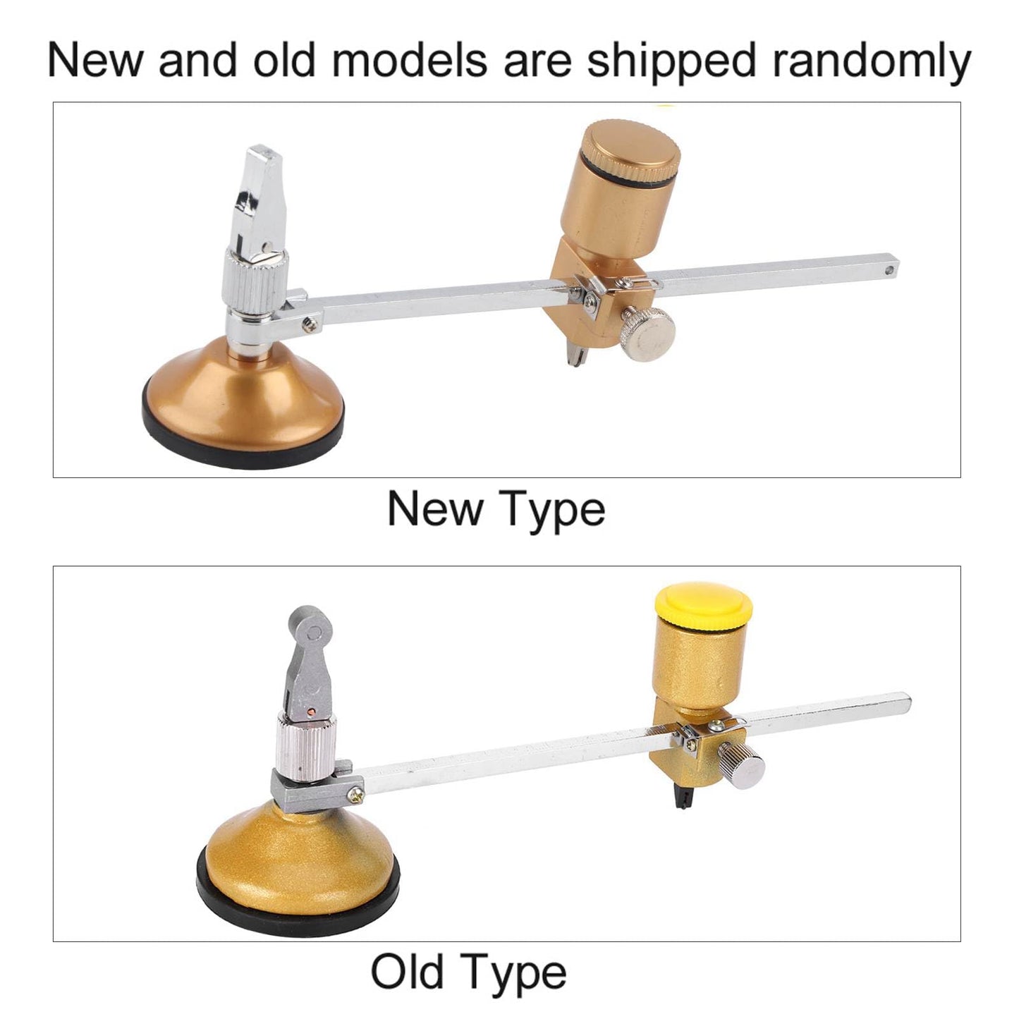 Glass cutter, 360° rotation glass circle cutter compass 40 cm diameter Adjustable circular cutting tool, glass tool