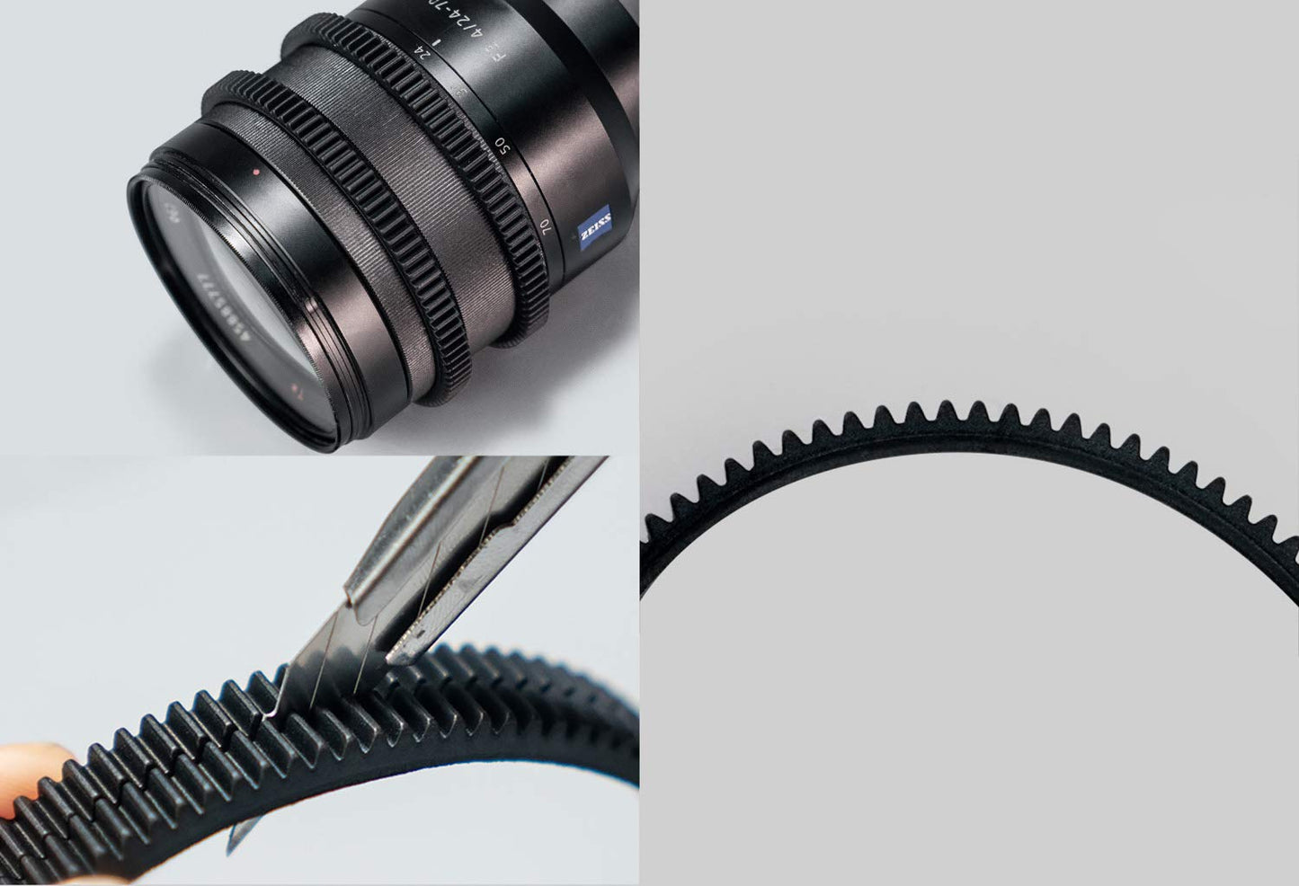 12x Tilta TA-FGR Tiltaing Seamless Focus Gear Ring 360 ° Rotation Silent Follow Focus Ring for DSLR Camera Accessories