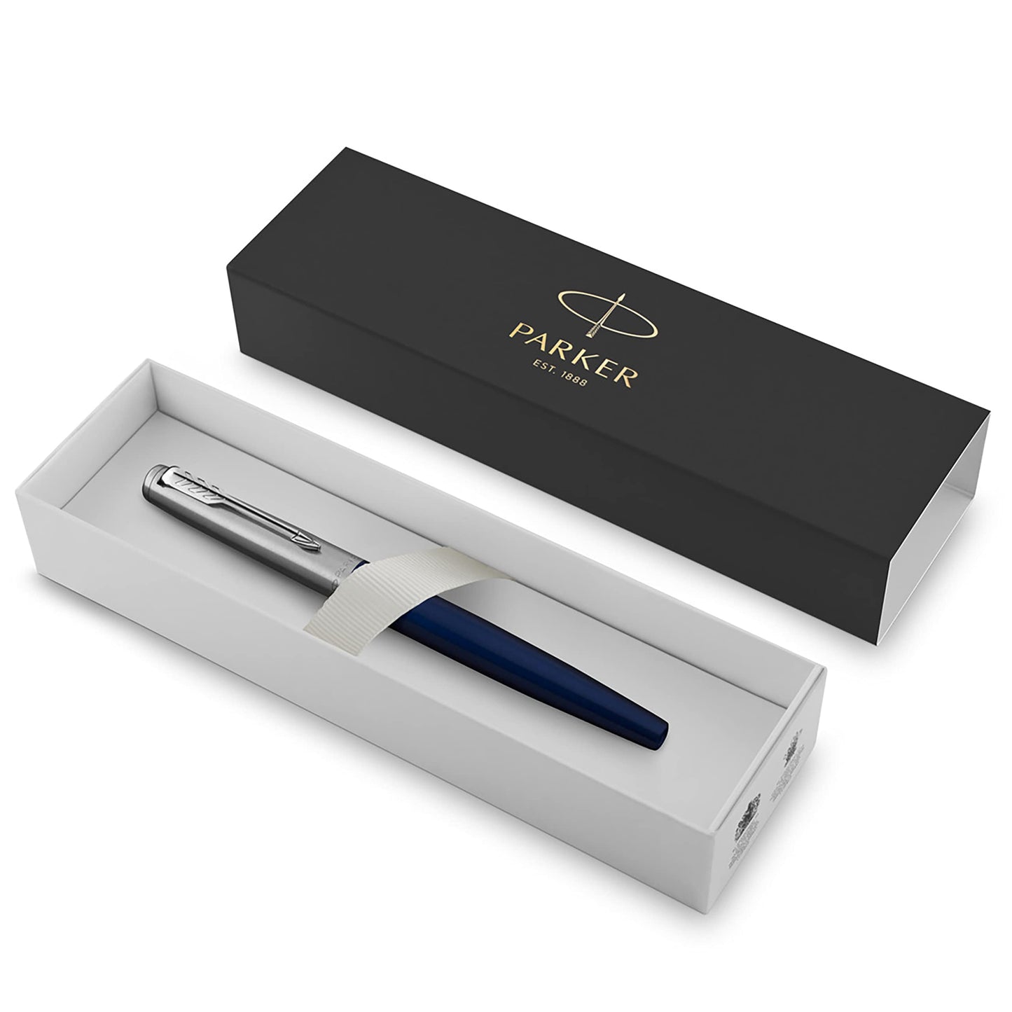 Parker Jotter Fountain Pen | Royal Blue | Fountain pen with medium nib | blue ink | Gift box