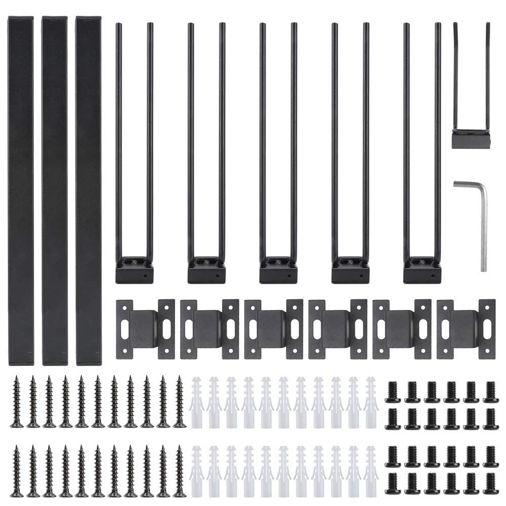 ANTOPY Ski Storage Rack Snowboard Stand Wall Mount Heavy Duty Metal Ski Wall Rack Holds up to 10 pairs, 200 pounds for Home and Garage Storage Organizer Hanger 3 Racks
