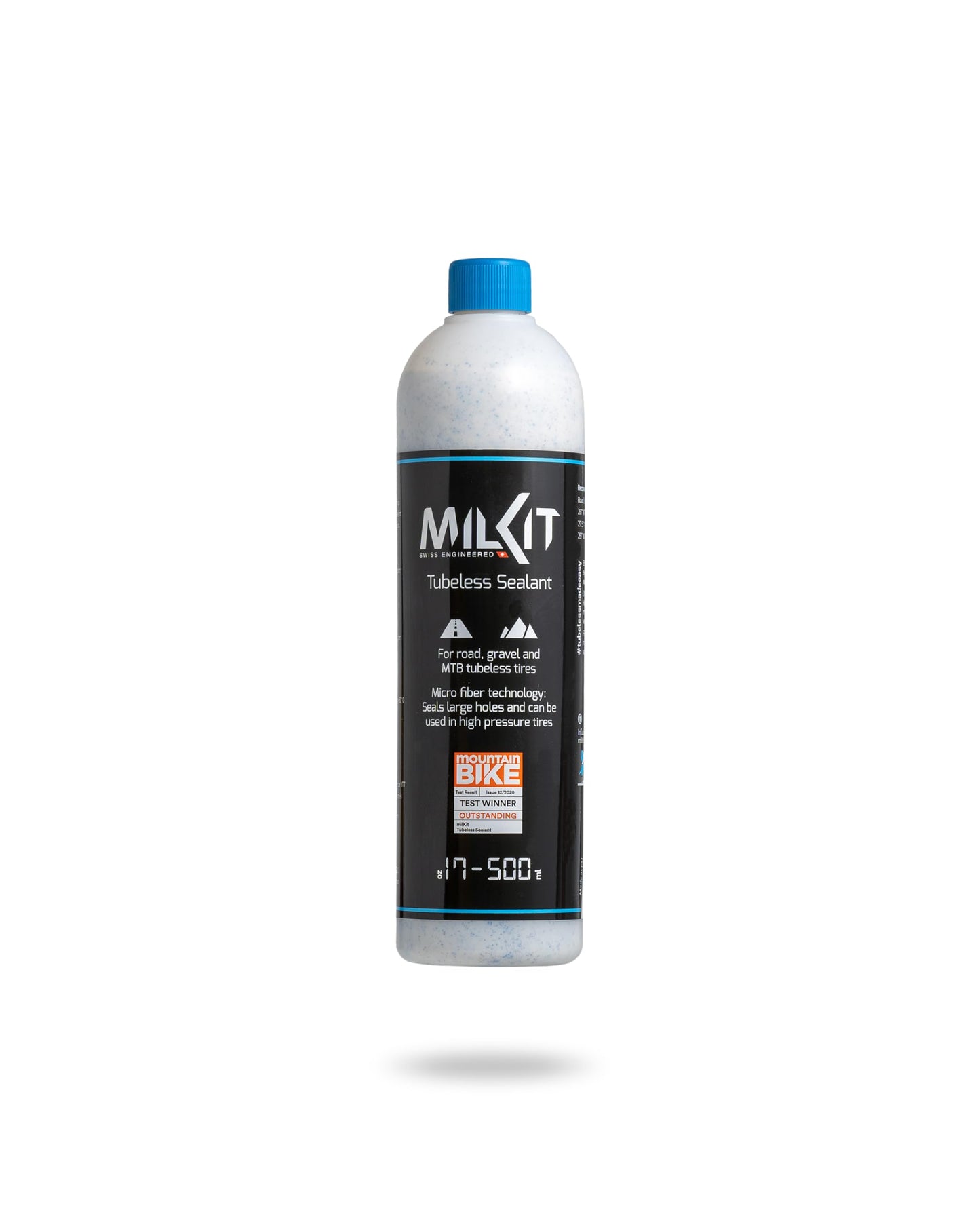 milKit Tubeless tire sealant in 500 ml bottle - Bike tire sealant - Tubeless sealant for bike tires MTB, road bike & Co.