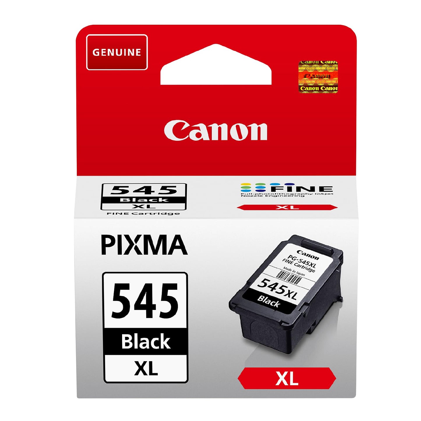 Canon ink - PG-545XL Original printer ink cartridge in black with high yield - prints up to 400 A4 pages (1 x printer cartridge)