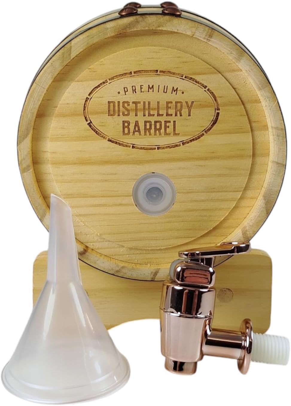 InGenious Mini decanter made of wood for whisky barrels | functional drink holder for whisky and spirits.